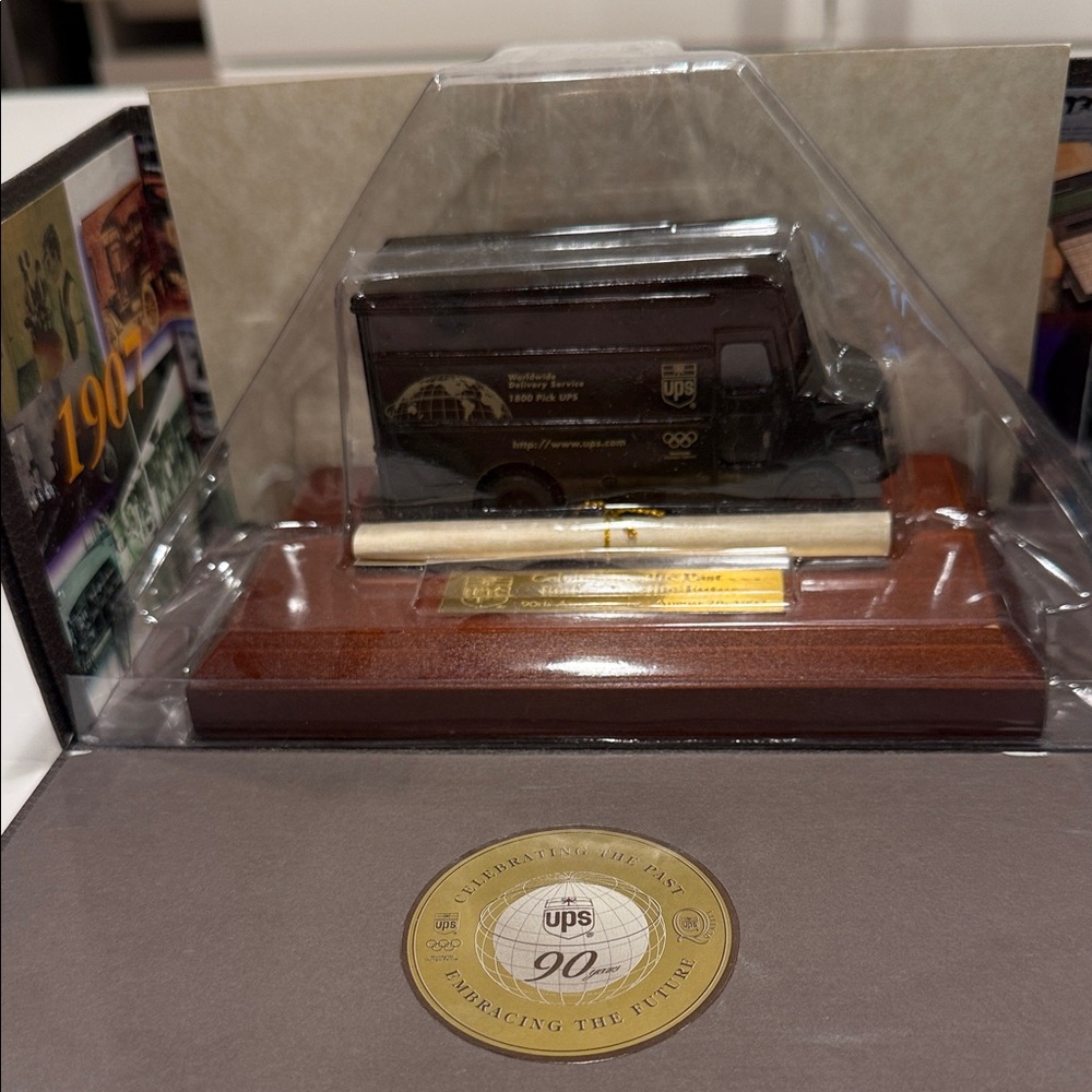 UPS Commemorative Model Truck with Display Case